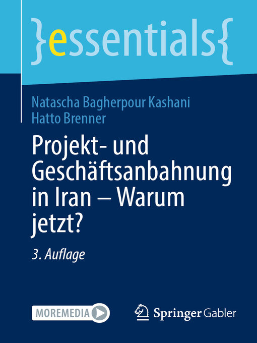 Title details for Projekt- und Geschäftsanbahnung in Iran – Warum jetzt? by Natascha Bagherpour Kashani - Available